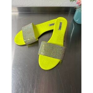 Cape Robbin Neon Rhinestone Sandals